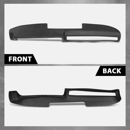Solid Spare Fit For 1971-1974 Dodge Charger Plymouth TPE Dashboard Dash Cover Overlay Black