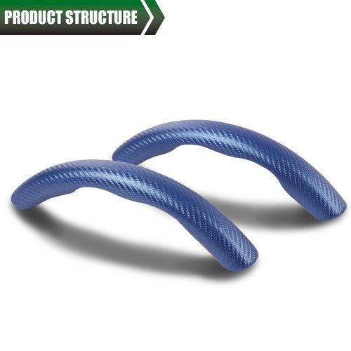 Solid Spare Carbon Fiber Car Steering Wheel Booster Non-Slip Cover Accessories Universal 15"