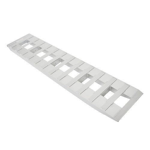 Solid Spare 2Pcs 72 × 14 Aluminum Truck Car Auto Trailer Ramps Hook ends knife foot 6500LBS