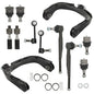 Solid Spare Front Control Arm Tie Rod Ball Joint 12 Pieces For GMC Envoy 2004 2005 2006 2007