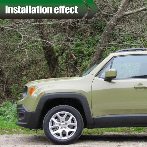 Solid Spare Fit For 2015-2023 Jeep Renegade Front Left Wheel Molding Fender Flare Textured