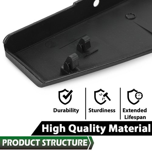 Solid Spare Tailgate Spoiler Cap Cover Trim Black Fit For 2019-2024 Ram 2500 3500 68364364AA