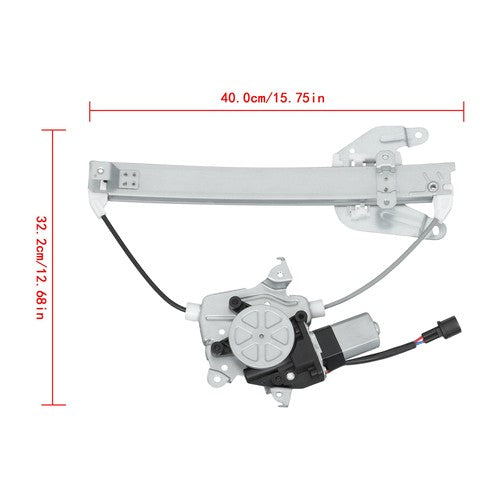 Solid Spare Power Window Regulator Rear Left w/ Motor For Nissan Altima 2002-2006 748-978