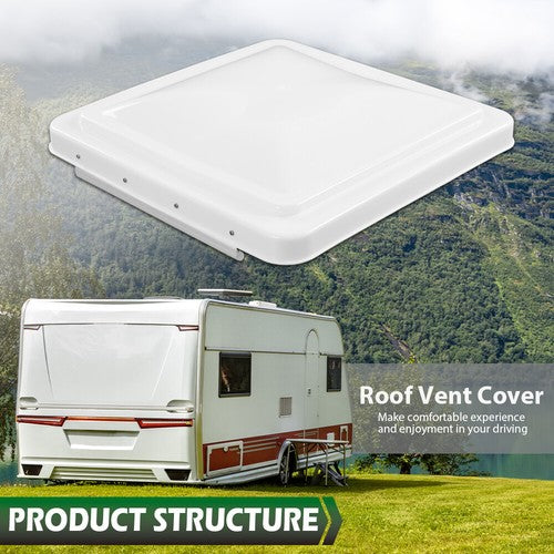 Solid Spare 3 Pack 14"X14" RV Replacement Roof Vent Cover White Camper (Trailer) Vent Cover
