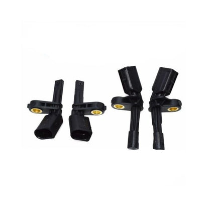 Fits for Audi & Volkswagen Set 4 ABS Wheel Speed Sensor Front Rear Left & Right