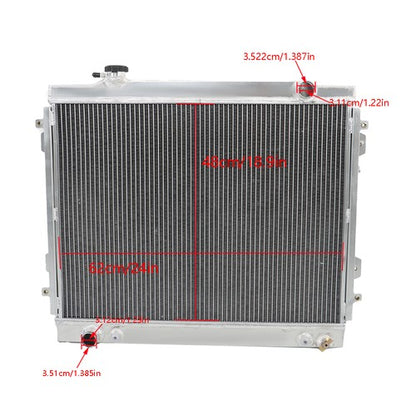 Solid Spare 2Row Full Aluminum Radiator 1778 Pickup For Toyota Tacoma 1995-2000 2001-2004