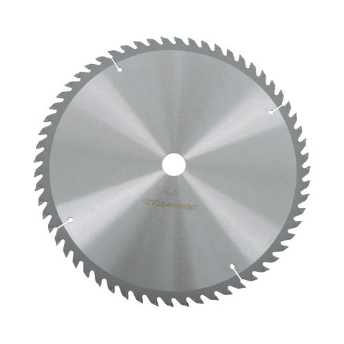 Solid Spare 12Inch 60 Tooth 25.44mm Arbor Carbide Saw Blade For Wood Aluminum