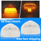 Solid Spare Pair 31 LED For Peterbilt 379 359 Turn Signal Light -Amber LED/Clear Lens RH LH