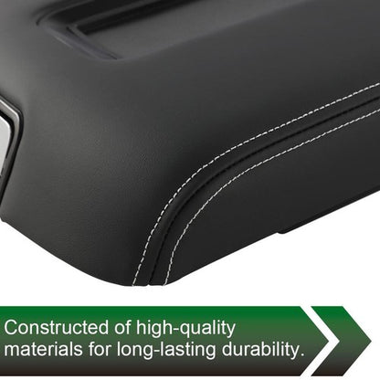 Solid Spare Fit For 15-19 Chevy Suburban Tahoe GMC Yukon Center Console Armrest Lid Black