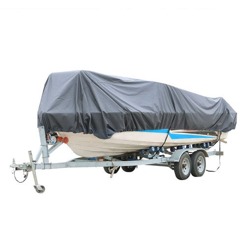 Solid Spare Boat Cover 14-16ft 3 Layers Heavy Duty Fabric W/Cotton Lining Waterproof 90"