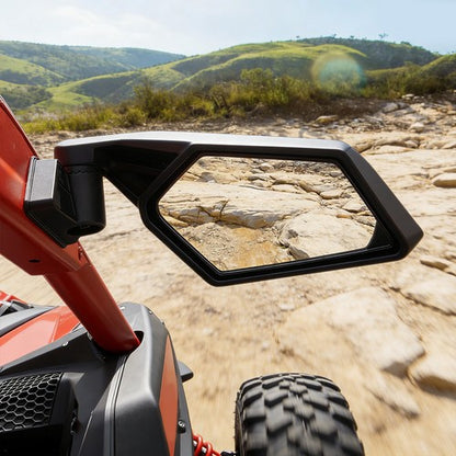 Solid Spare Rear View Side Mirror For Can Am Maverick X3 MAX R models 2017-up Racing Style