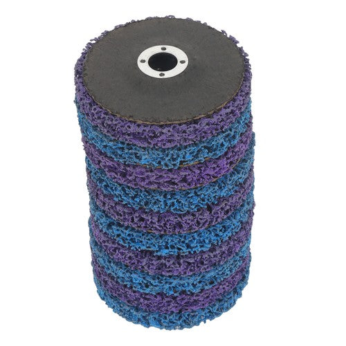 Solid Spare 10 Pack of 4' x 5/8' (5 pieces each in purple and blue) Diamond Discs