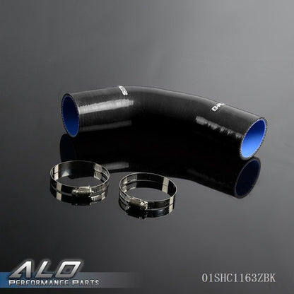 Solid Spare Fit For 88-93 BMW E46 3 Series 318d 320d Silicone Boost Hose+Clamps Kit Black
