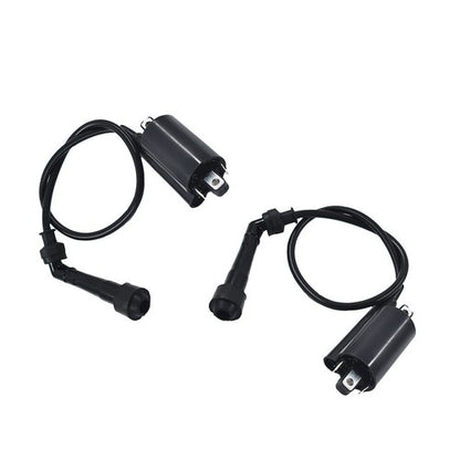 Solid Spare New For Kawasaki EX500 Ninja 500 500R 1987-2009 Set of 2 Ignition Coils