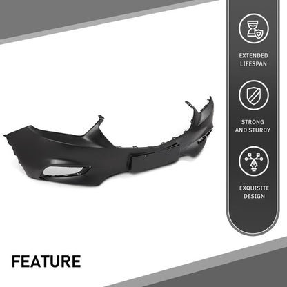 Solid Spare Fit For 17-21 Buick Encore Front Bumper Cover Fascia w/o Sensor Hole GM1014128