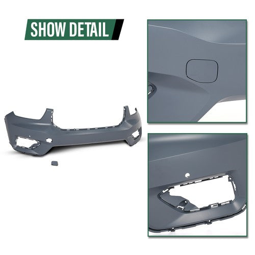 Solid Spare Front Bumper Cover Fascia Blue Fit For 2019 2020 2021 2022 Volvo XC40