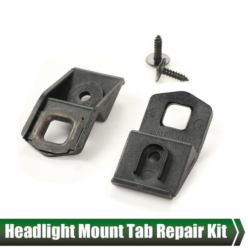 Solid Spare Fit For 2007-2013 BMW E92 E93 Coupe Convertible Headlight Mount Tab Repair Kit
