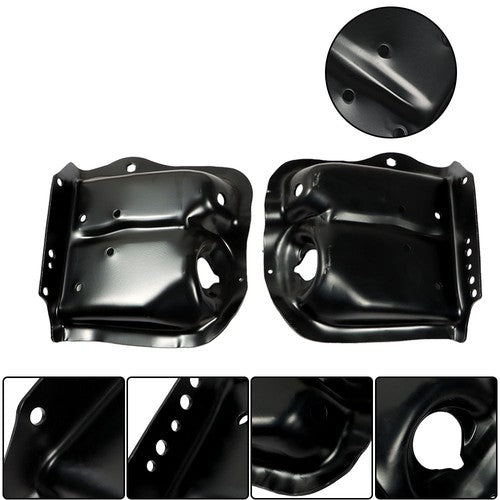 Solid Spare Front Coil Spring Tower Shock Mount Right & Left Set For Ford F-150 Pickup 80-96