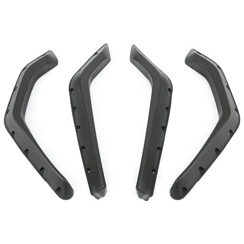 Solid Spare Set Of 4PCS Fender Flares For Polaris RZR 800 2008-2010 Snap On Black Plastic