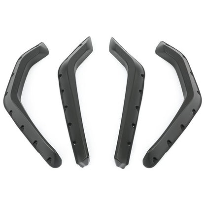 Solid Spare Set Of 4PCS Fender Flares For Polaris RZR 800 2008-2010 Snap On Black Plastic