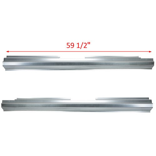 Solid Spare For Jeep Wagoneer & Comanche 2dr 1984-96 Outer Rocker Panels Slip-On NEW Pair