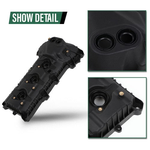 Solid Spare Engine Valve Cover w/ Gasket Fit For Ford Explorer F-150 Taurus 3.5L 3.7L DOHC