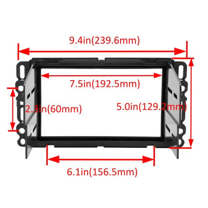 Solid Spare Double Din Dash Kit Stereo Radio Wire Harness FOR Buick Chevy 06-14