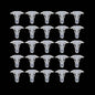Solid Spare 25pcs Door Weatherstrip Clips 3/16" Hole- 1/4" x 5/8" Head Dia Fit For GM