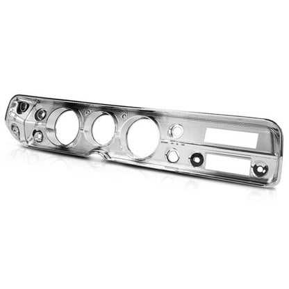 Solid Spare Silver Dash Trim Bezel Fit For 1965 Chevy Chevelle & El Camino With A/C
