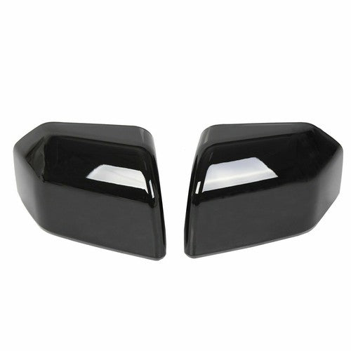 Solid Spare For 2015-2020 Ford F150 GLOSS BLACK Top Half Mirror + Door Handle Covers F-150