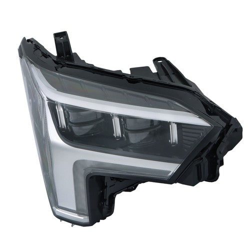 Solid Spare Headlight Replacement For Toyota Tundra 2022-2023 RH w/ Auto Leveling LED Clear