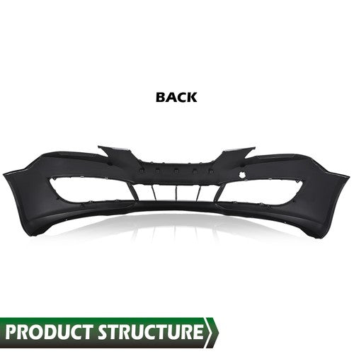 Solid Spare Fit for 2010 2011 2012 Hyundai Genesis Coupe Front Bumper Cover Fascia New