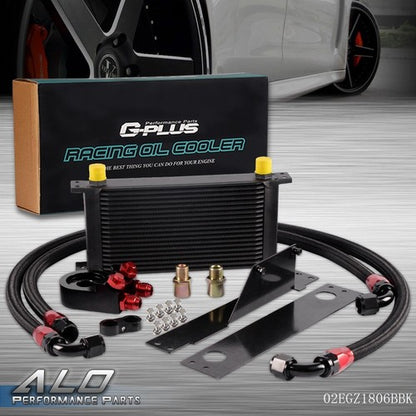 Solid Spare Fit For 2001-2005 Subaru Impreza WRX/STi 19 Row AN10 Aluminum Engine Oil Cooler