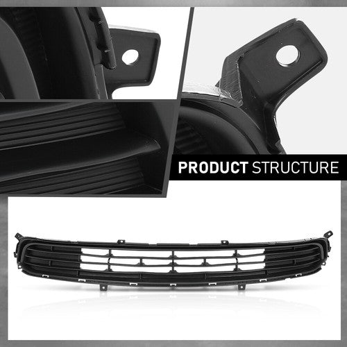 Solid Spare Fit For 2016 2017 2018 Kia Optima EX Front Bumper Lower Grille 86560D5010