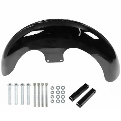 Solid Spare New For Touring Road King Electra Glide FLHR FLHT 23" Wrap Front Fender Gloss