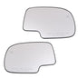 Solid Spare Mirror Glass Power Heated LH RH Pair Fit For Chevy Silverado GMC Yukon Avalanche