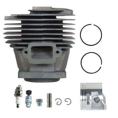 Solid Spare 52mm Big Bore Cylinder Piston Kit For MS441 MS441C Chainsaw Spark Plug