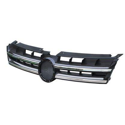 For 2011-2014 Volkswagen Touareg Front Bumper Upper Grille Grill W/Chrome Trim