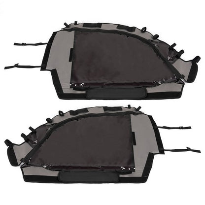 Solid Spare Upper Soft DOORS For CFMOTO ZForce 500 800 800EX 1000 w/Zippered Window 2014-22