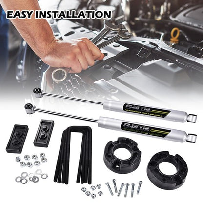 Solid Spare Fit For 2004-2008 Ford F150 2.5" Leveling Lift Kit N3 Shock Suspension Lift Kit