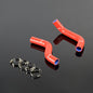 Solid Spare Fit For Fiat Punto H6T Red Silicone Radiator Coolant Hose Pipe Clamps Kit