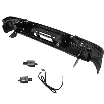 Solid Spare For 2019-2021 Chevy Colorado GMC Canyon Steel Rear Step Bumper Black NEW
