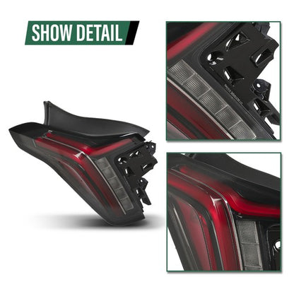 Solid Spare LED DRL Tail Light Fit For 2020-2025 Cadillac CT5 Rear Lamp Left Side LH
