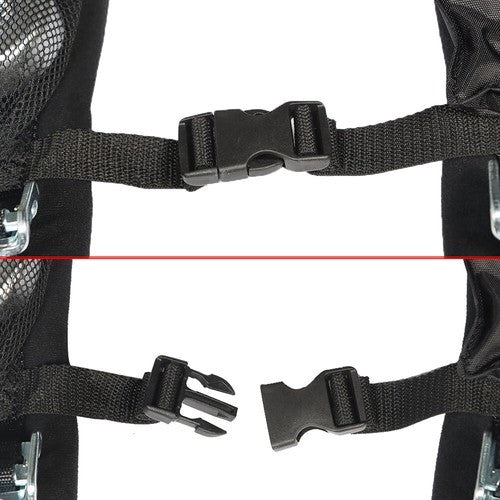 Solid Spare 4 Pack Seat Belt Harness 4 Point 2" Padded Black For Polaris RZR XP S 4 1000 New