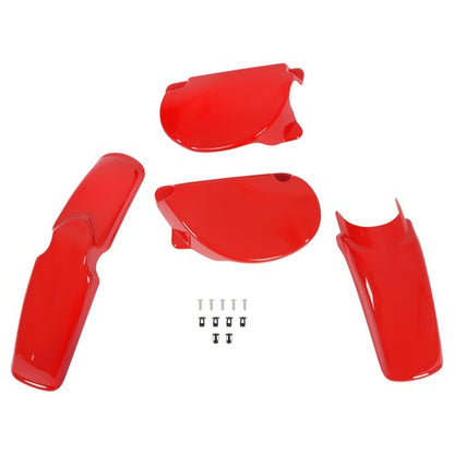 Solid Spare For Honda XR75 / XR80 1977-1982 Plastic Kit Front / Rear Fender & Side Panels