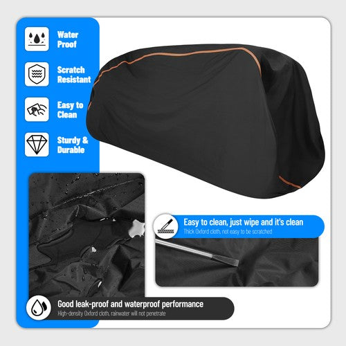Solid Spare 2 Seat Vehicle Storage Dust Cover for Can-Am Maverick X3,Teryx Polaris RZR UTV