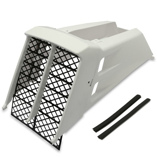 Solid Spare White Gas Tank Side Covers W/ Radiator Cover Grill for Yamaha Banshee 350 87-06