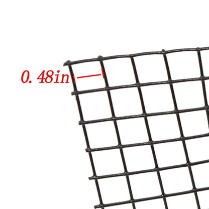 Solid Spare 1/2 inch 36x100 19 Gauge Black Vinyl Coated Hardware Cloth - Coated Wire Mesh