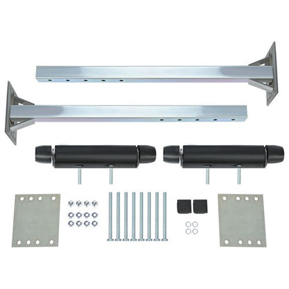 Solid Spare Pair Steel Boat Trailer Pontoon Roller Guide-On Zinc-Plated For Sailboat Trailer