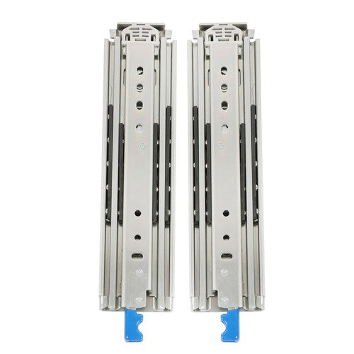 Solid Spare Locking Drawer Slides 12 Inch Full Extension & Lock 500 lb Load Capacity 2 PC